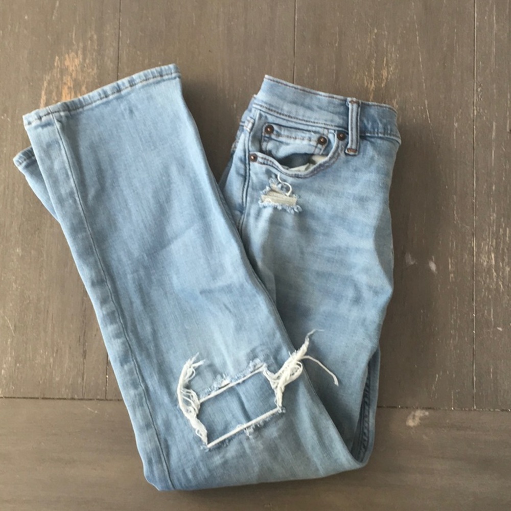 Abercrombie kids jeans light blue 11/12